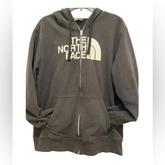 Vintage North Face half moon Men’s Large long sleeve full zip hoodie sweatshirt - Picture 1 of 4